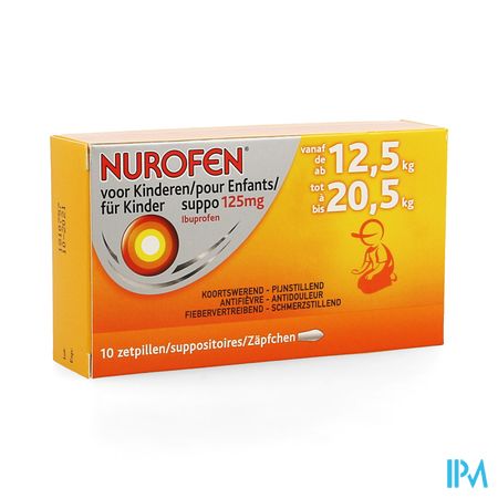 Nurofen Enfant 125mg Suppo 10x125mg