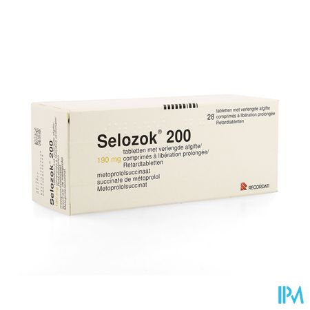 Selozok 200 Comp Liberation Prolongee 28 X 190mg