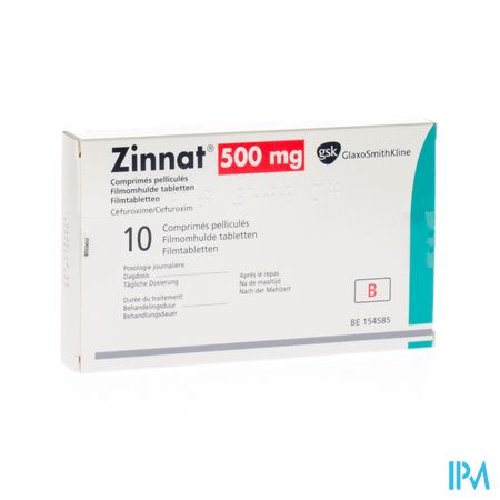 Zinnat 500 Comp 10x500mg