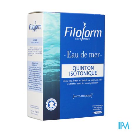 Isotonique Eau De Mer Amp 30x10ml Fitoform