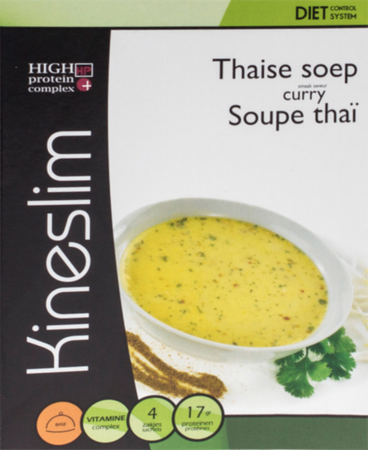 Kineslim Thaise Currysoep Pdr 4x25g