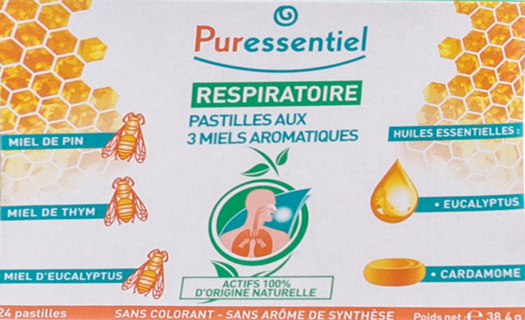 Puressentiel Respiratoire Pastilles 3 Miels 24 2