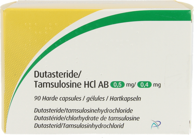 Dutasteride/tamsulosne Hcl Ab 0,5mg/0,4mg Caps 90 1