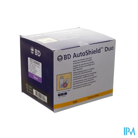 Bd Autoshield Aiguille Stylo Duo 5mm 100 329605