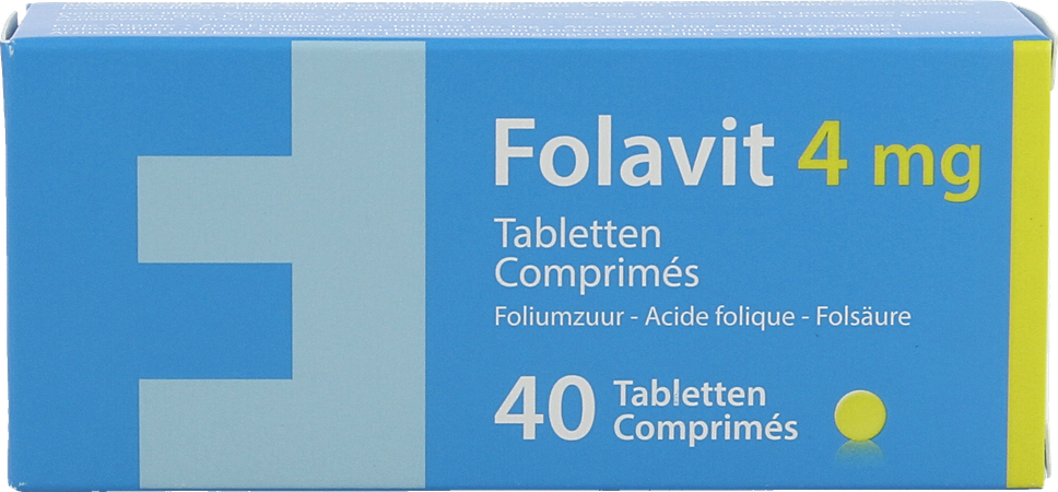 Folavit 4mg Comp 40 X 4mg Nf Verv.1351394 1