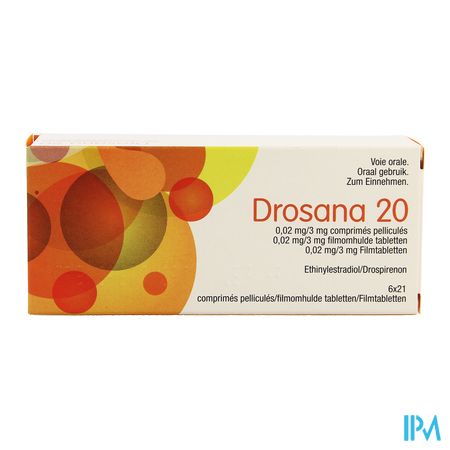 Drosana 20 0,02mg/3mg Comp Pell 6 X 21 1