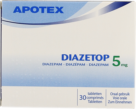 Diazetop 5mg Comp 30 X 5mg 3
