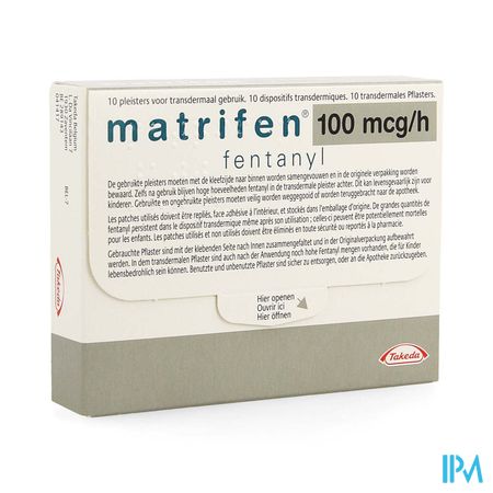 Matrifen 100 Ug/h Pleist Transderm 10