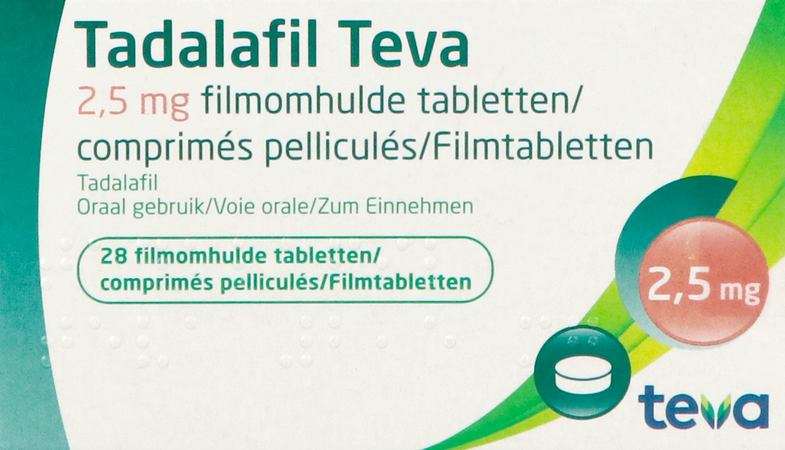 Tadalafil Teva Filmomh Tabl 28 X 2,5mg 4