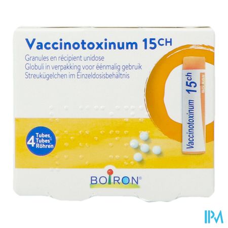 Vaccinotoxinum 15ch Homeopack Gl 4x1g Boiron 1