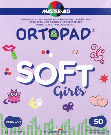 Ortopad Soft Girls Regular 85x59mm 50 72234 4