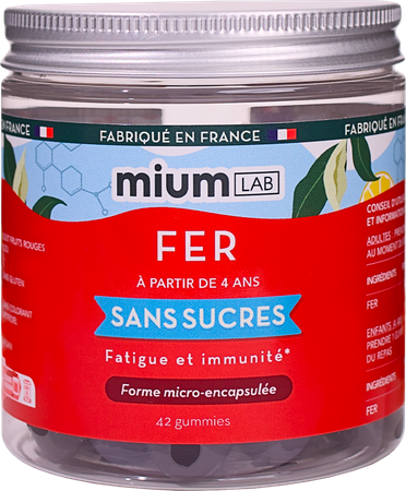 Miumlab Ijzer Gummies Z/suiker 42 1