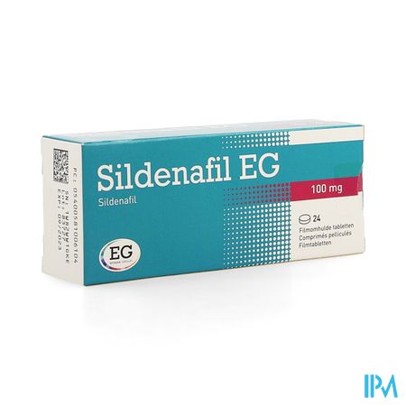 Sildenafil EG 100 Mg Filmomh Tabl 24 X 100 Mg