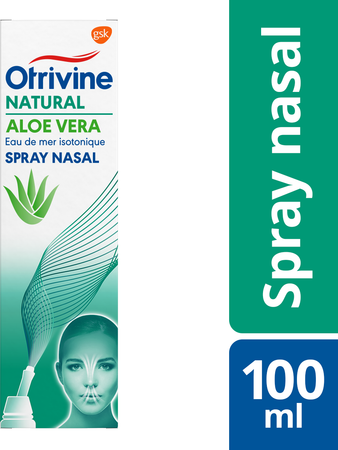 Otrivine Natural Aloe Vera Spray 100ml 8