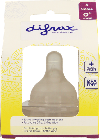 Difrax Tetine Natural Wide Small 675 1