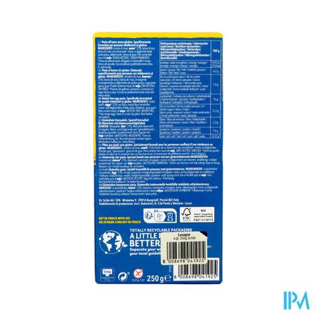 Schar Lasagne 250g 3271 Revogan Nf 1