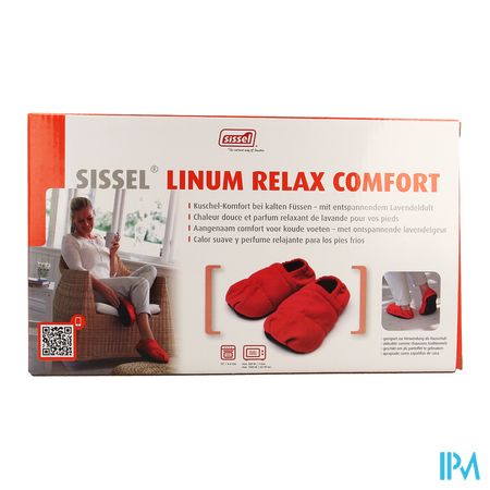 Sissel Linum Relax Comf.warmtepant.lijnz.41-45rood 1