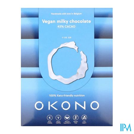 Okono Chocolat Lait Vegetalien 50g 1