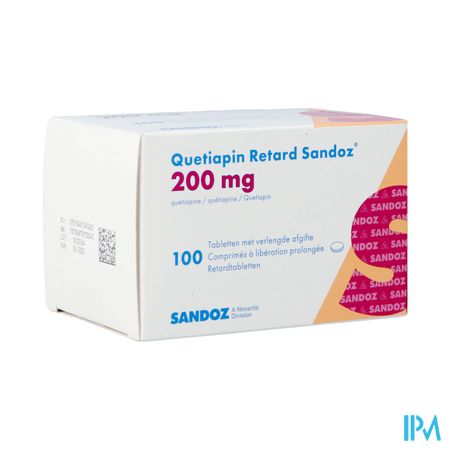 Quetiapin Retard Sandoz 200mg Verl.afg. Comp 100