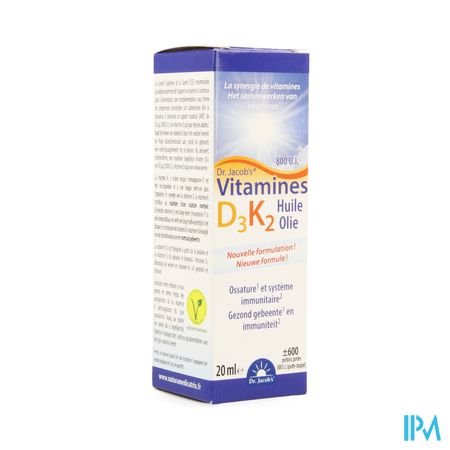 Vitamine D3 K2 Fl 20ml