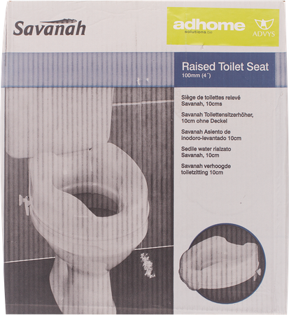 Toilethoger Savanah 10cm Wit Homecraft 1