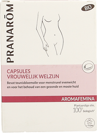 Bienetre Fem.teunisbl.aromafem.bio Pl.olie Caps 30 2