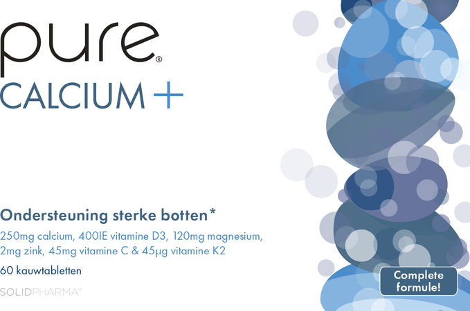 Pure Calcium+ Kauwtabl 60 2