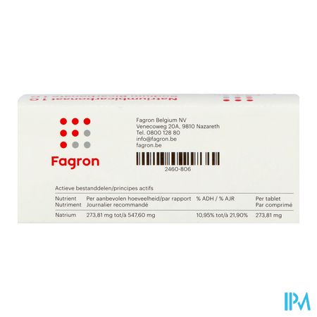 Natriumbicarbonaat 1g Ud Tabl 50 Fag 4
