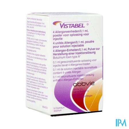 Vistabel Allergan 100ui Pdr Opl Inj Fl 1