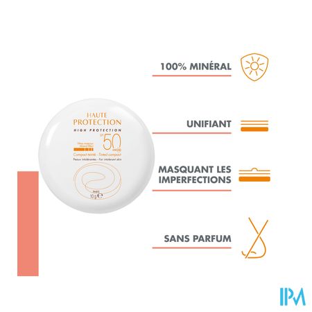 Avene Zon Compact Getint Spf50+ Goud 10g 13