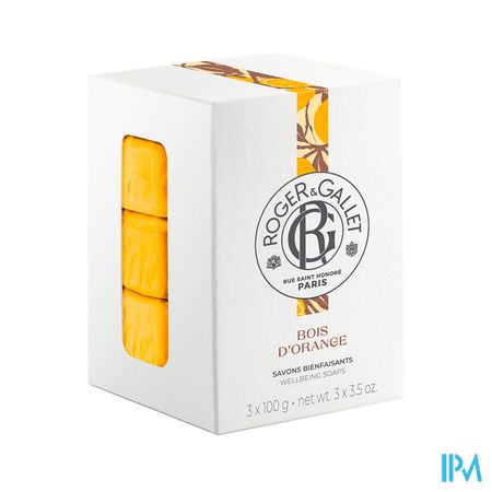 Roger&gallet Bois Orange Boite 3 Savons 100g