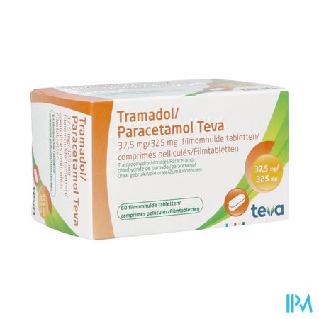 Tramadol Paracetamol 37,5mg/325mg Teva Filmomh 60