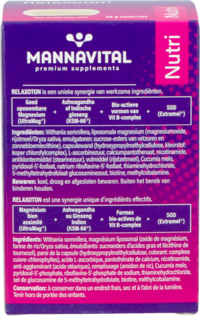 Mannavital Relaxoton Comp 60 3