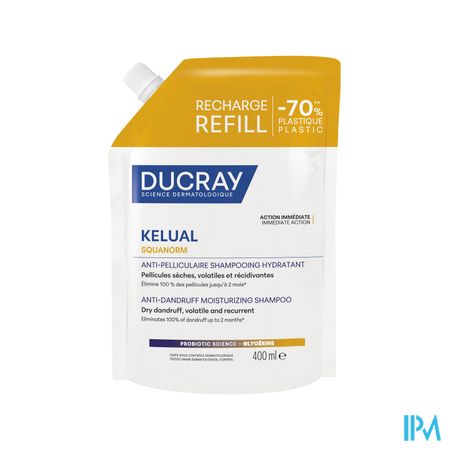Ducray Kelual Squanorm Sh Droge Schilf.refill400ml