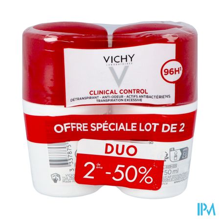 Vichy Deo F Roll 96h Clinical Ctrl Duo 50ml 2e-50%