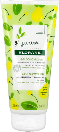Klorane Petit Junior Douche Gel Peer 200ml Nf 2