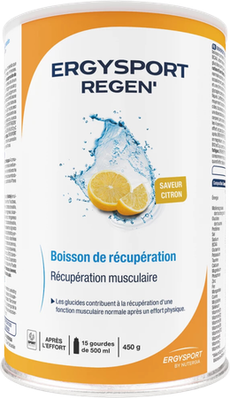 Ergysport Regen Boisson Citroen Pdr Pot 450g 1