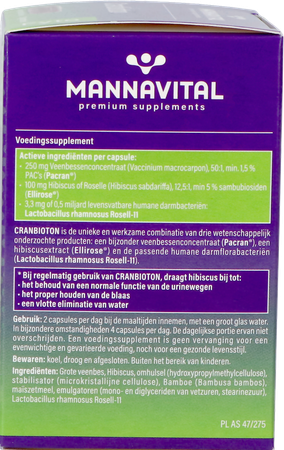 Mannavital Cranbioton V-caps 60 10