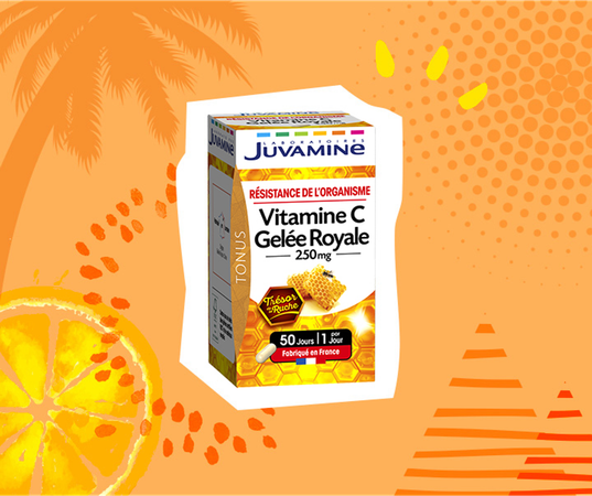 Juvamine Vitamine C Koninginnengelei Caps 50