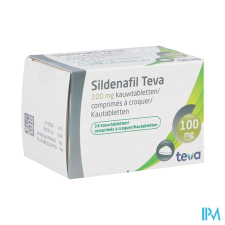 Sildenafil Teva 100mg Kauwtabletten 24x 100mg