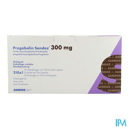 Pregabaline Sandoz 300mg Caps Dur 210 2