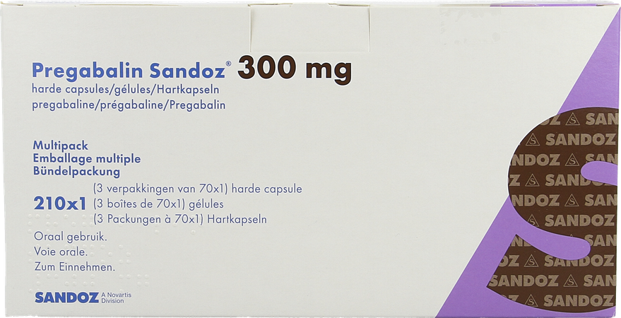 Pregabaline Sandoz 300mg Harde Caps 210 2