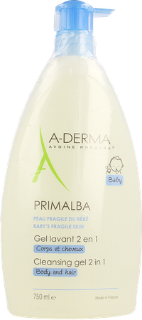 Aderma Primalba Gel Lavant 2en1 750ml 3
