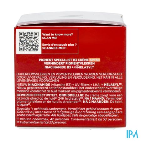 Vichy Liftactiv Creme B3 Z/pigmentvlek. Ip50 50ml 4