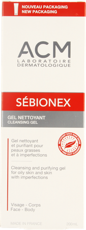 Sebionex Gel Moussant Fl 200ml 3