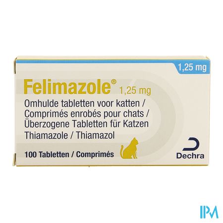 Felimazole 1,25mg Comp Enrob. Blister 100 1