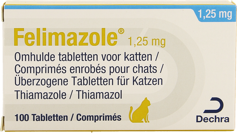 Felimazole 1,25mg Omh. Tabl Blister 100 1