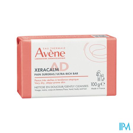 Avene Xeracalm Ad Pain Nettoyant Surgras 100g 5