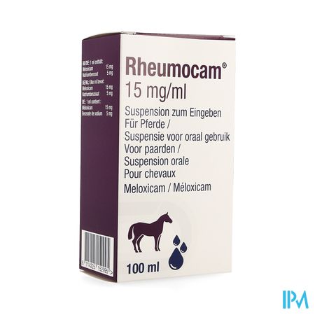 Rheumocam 15mg/ml Orale Susp Paarden 100ml