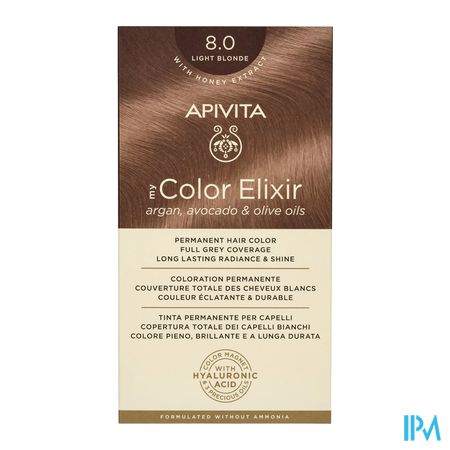 Apivita My Color 8.0 Light Blonde 2 1